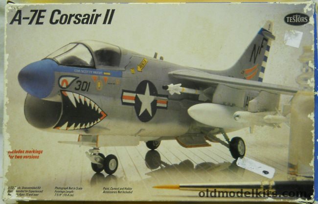 Testors 1/72 Vought A-7E Corsair II - US Navy - (ex-Fujimi), 340 plastic model kit